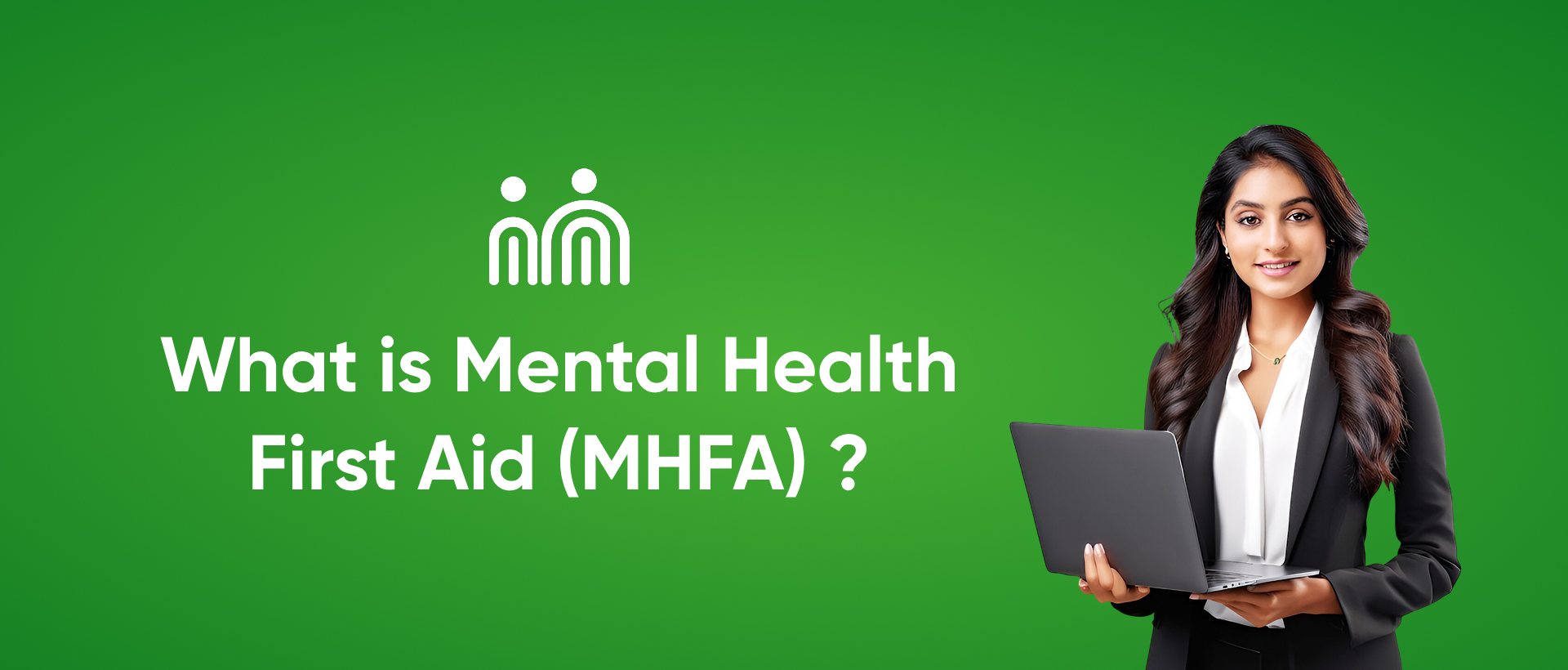A person offering support and comfort to someone struggling, representing the essence of Mental Health First Aid (MHFA).