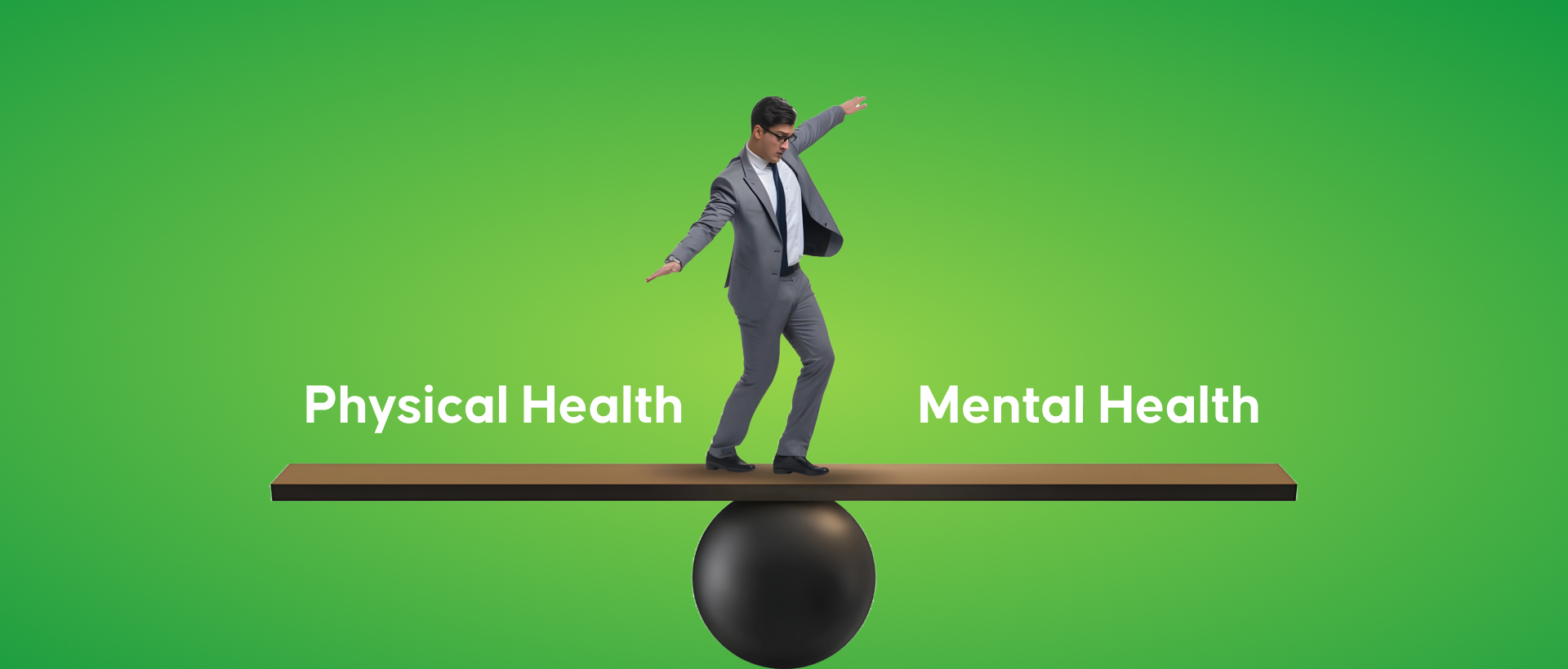 Professional workspace promoting mental and physical health among employees.