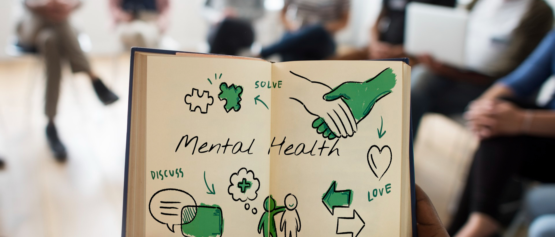 Indian legal document and a gavel representing mental health laws in India.