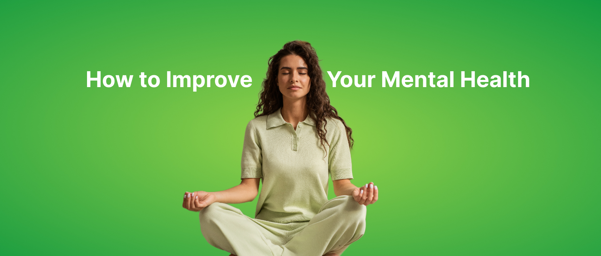 Person practicing mindfulness in a calm setting, using mental health tips to improve well-being and reduce stress.