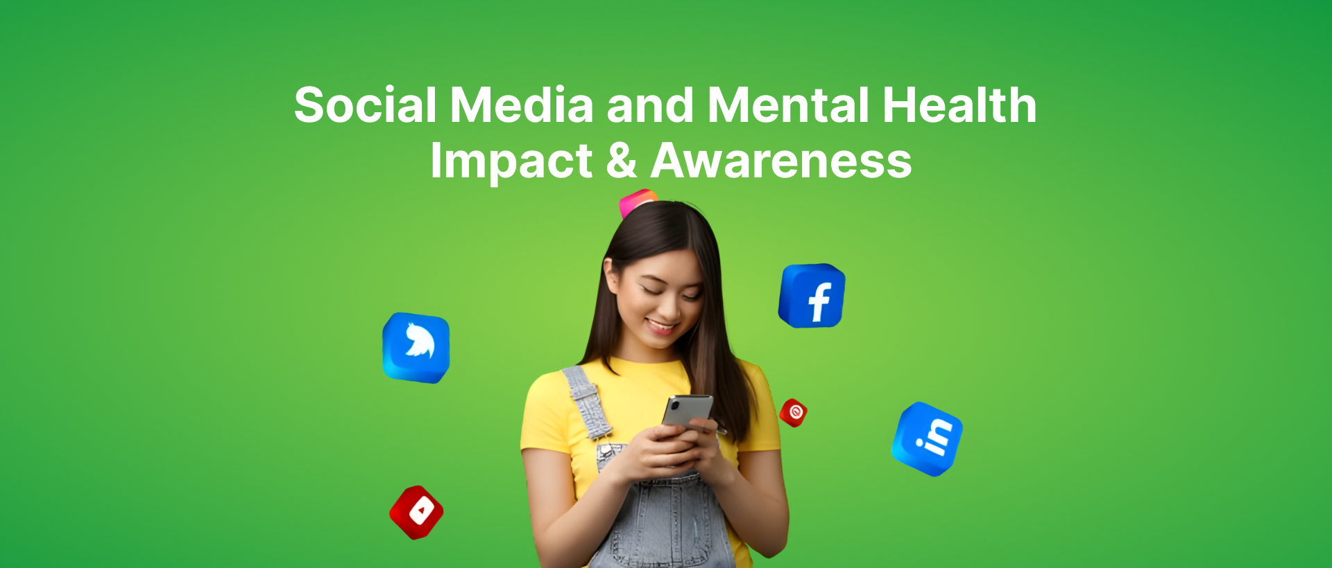 Person fostering Social Media and Mental Health awareness