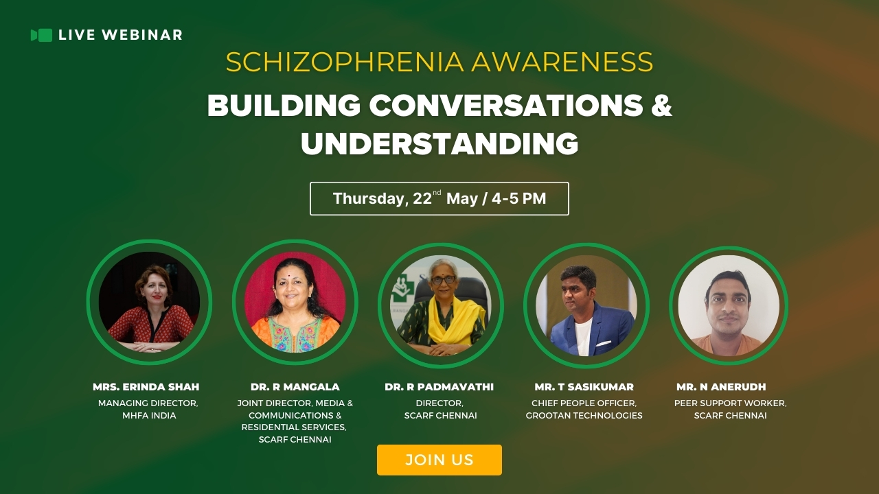 People engaging in a discussion to raise schizophrenia awareness